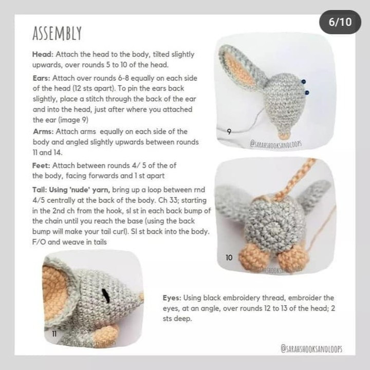 Adorable Crochet Mouse Amigurumi Pattern