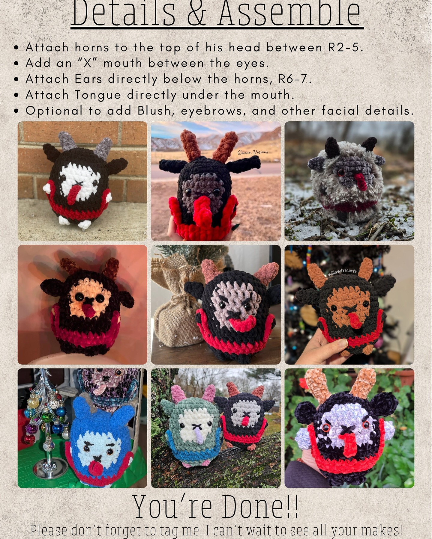 Adorable Mini Krampus Crochet Pattern