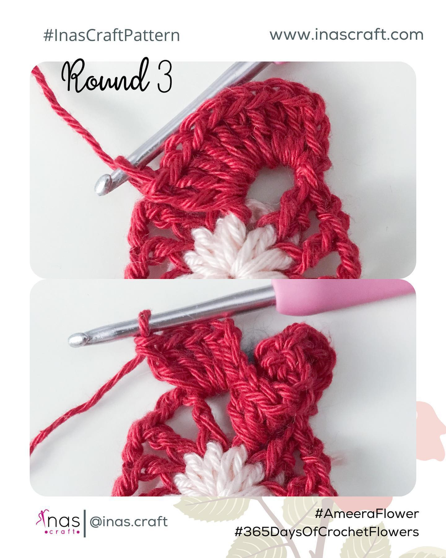 Ameera Flower Crochet Pattern Chart