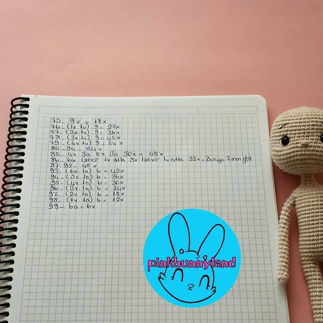 Amigurumi Bebek Şeması