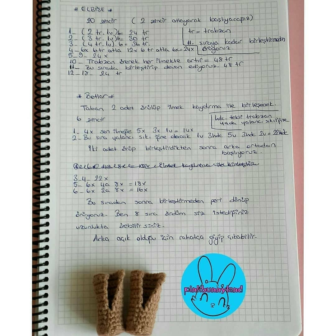 Amigurumi Bebek Şeması