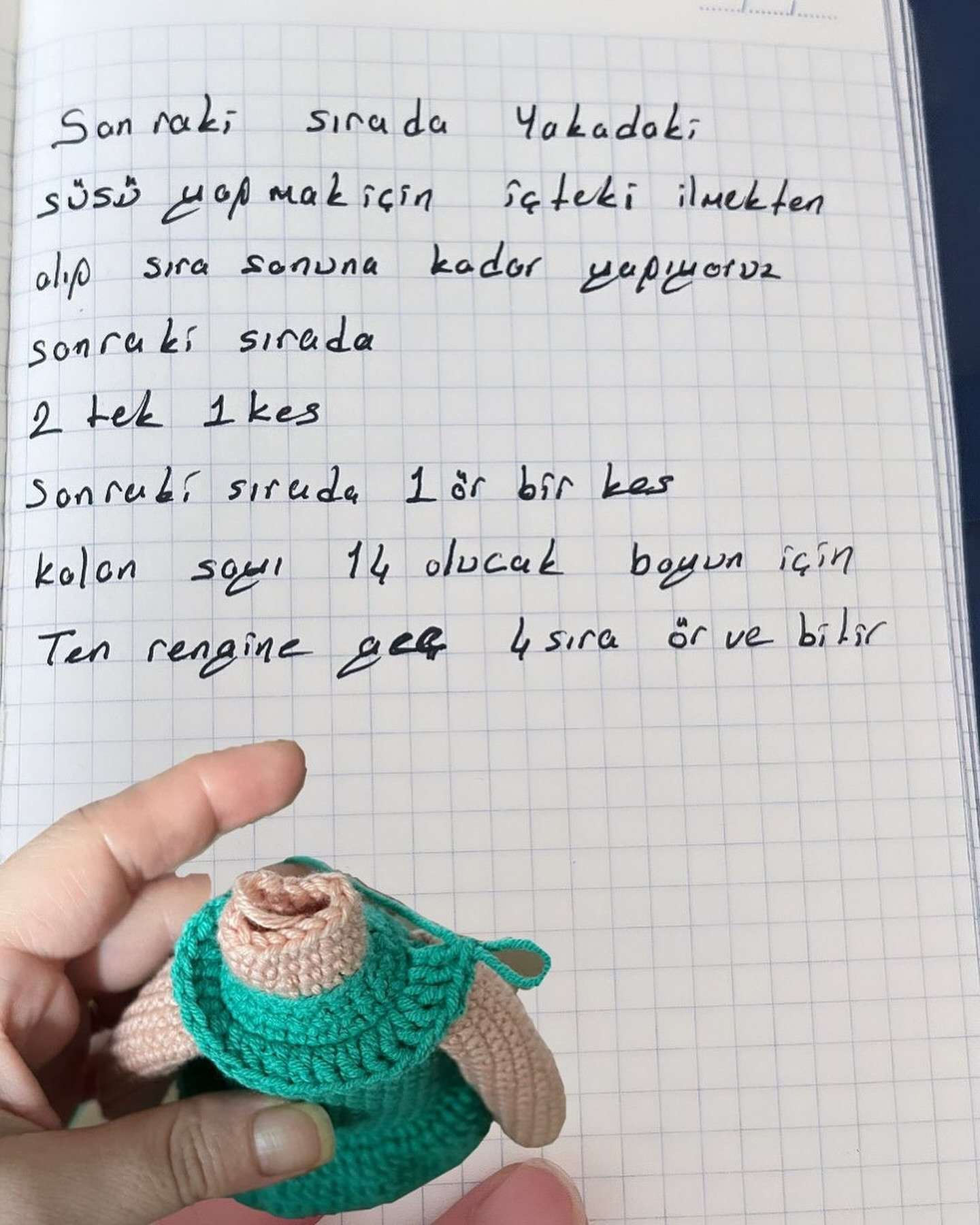 Amigurumi Bebek Şeması Ücretsiz Tarifi