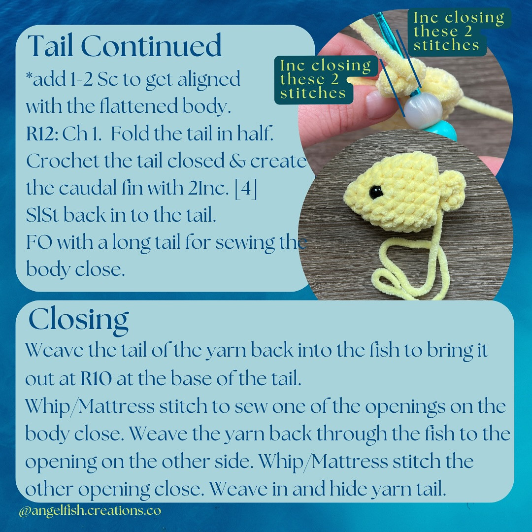 Amigurumi Crochet Butterflyfish Pattern