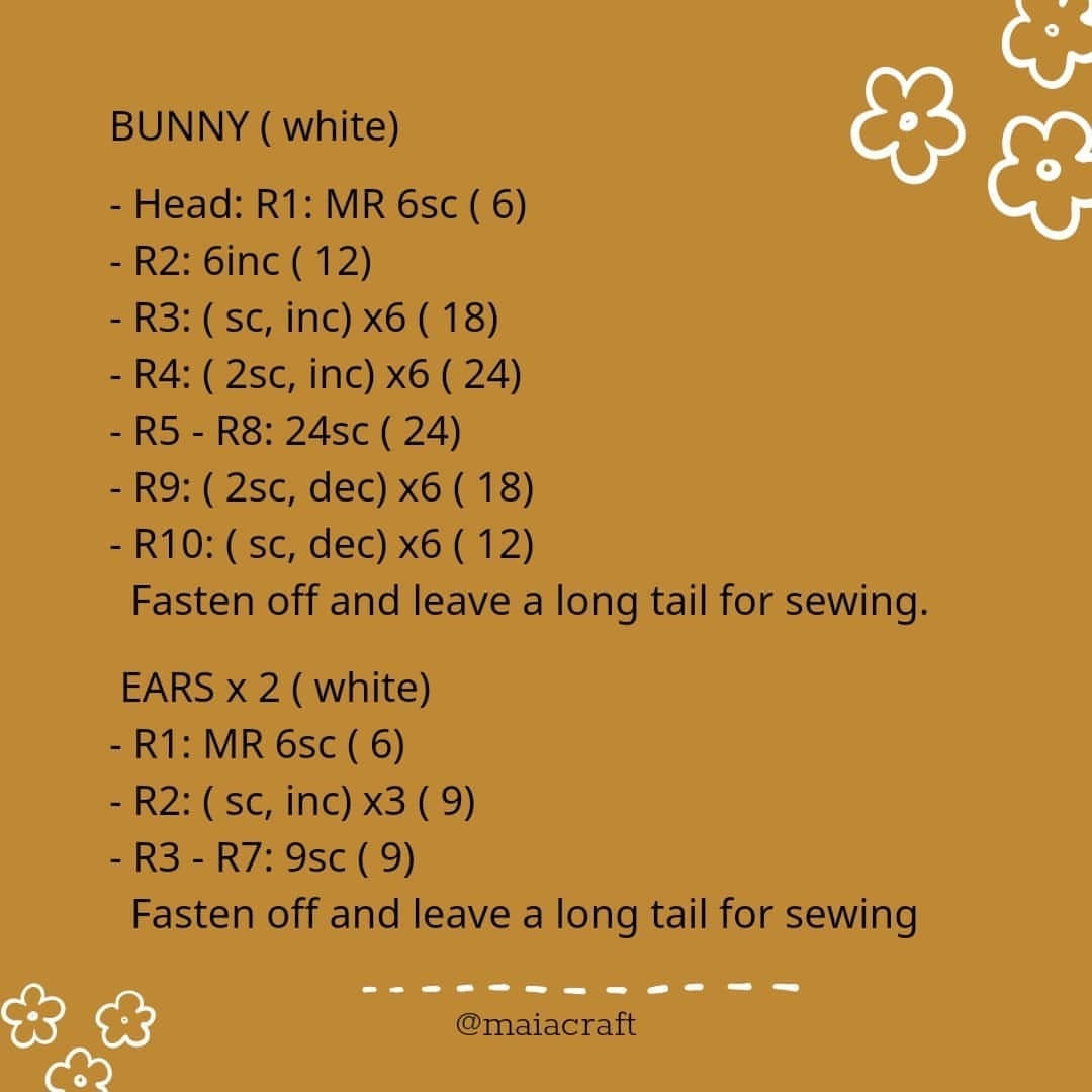 Amigurumi Crochet Pattern: Bunny on Chick