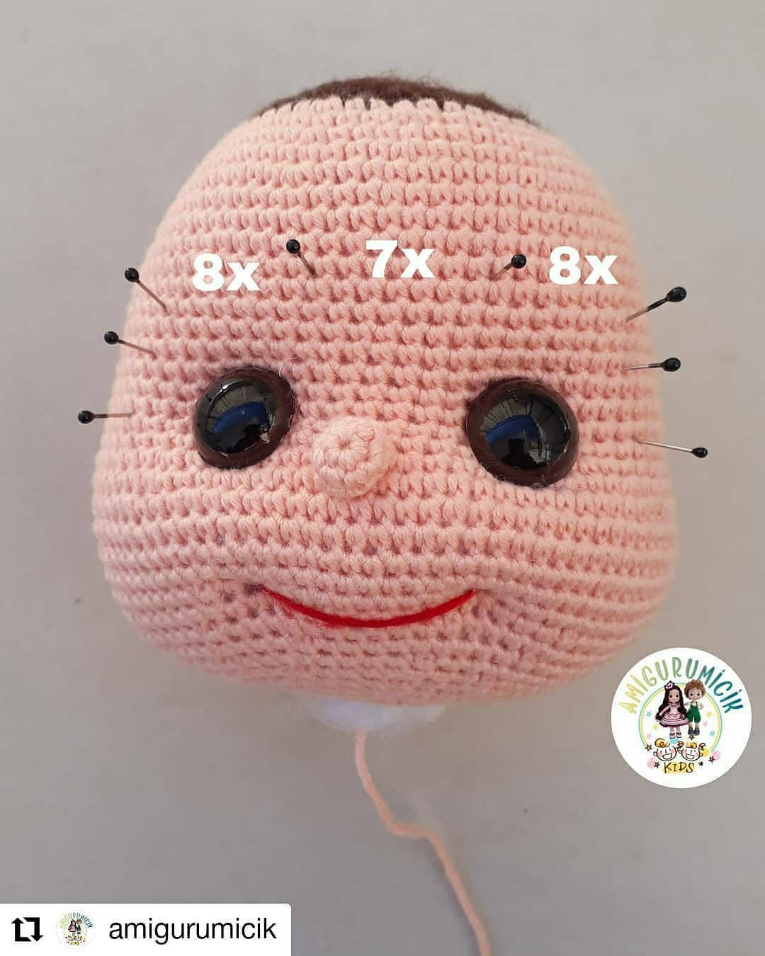 Amigurumi Kafa Örme Şeması