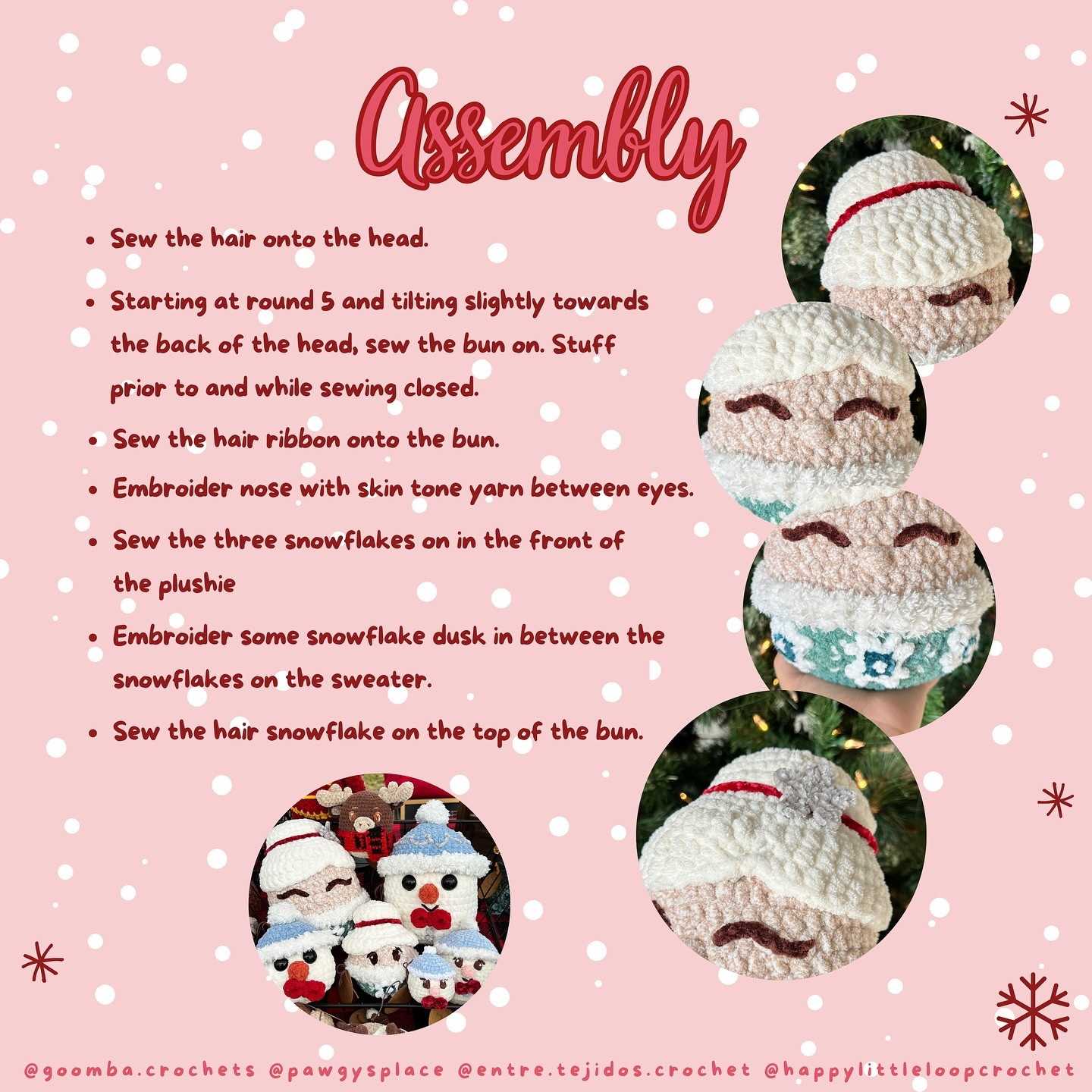 Amigurumi Mrs. Claus Crochet Chart