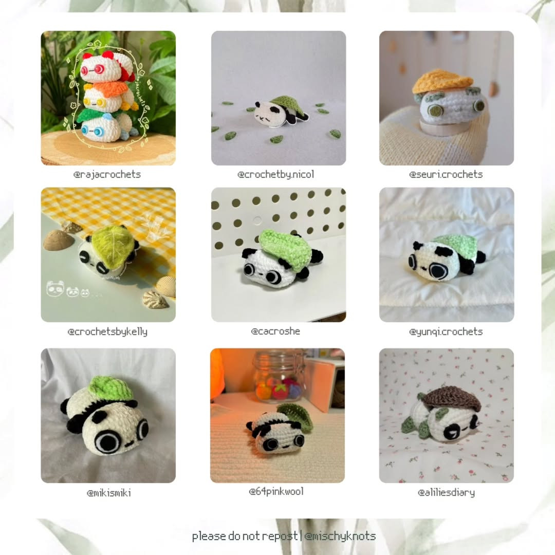 Amigurumi Panda Crochet Chart