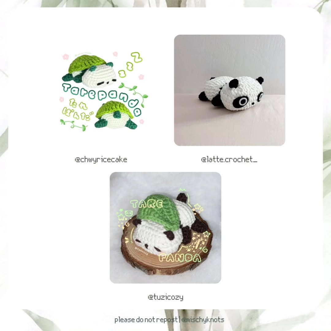 Amigurumi Panda Crochet Chart