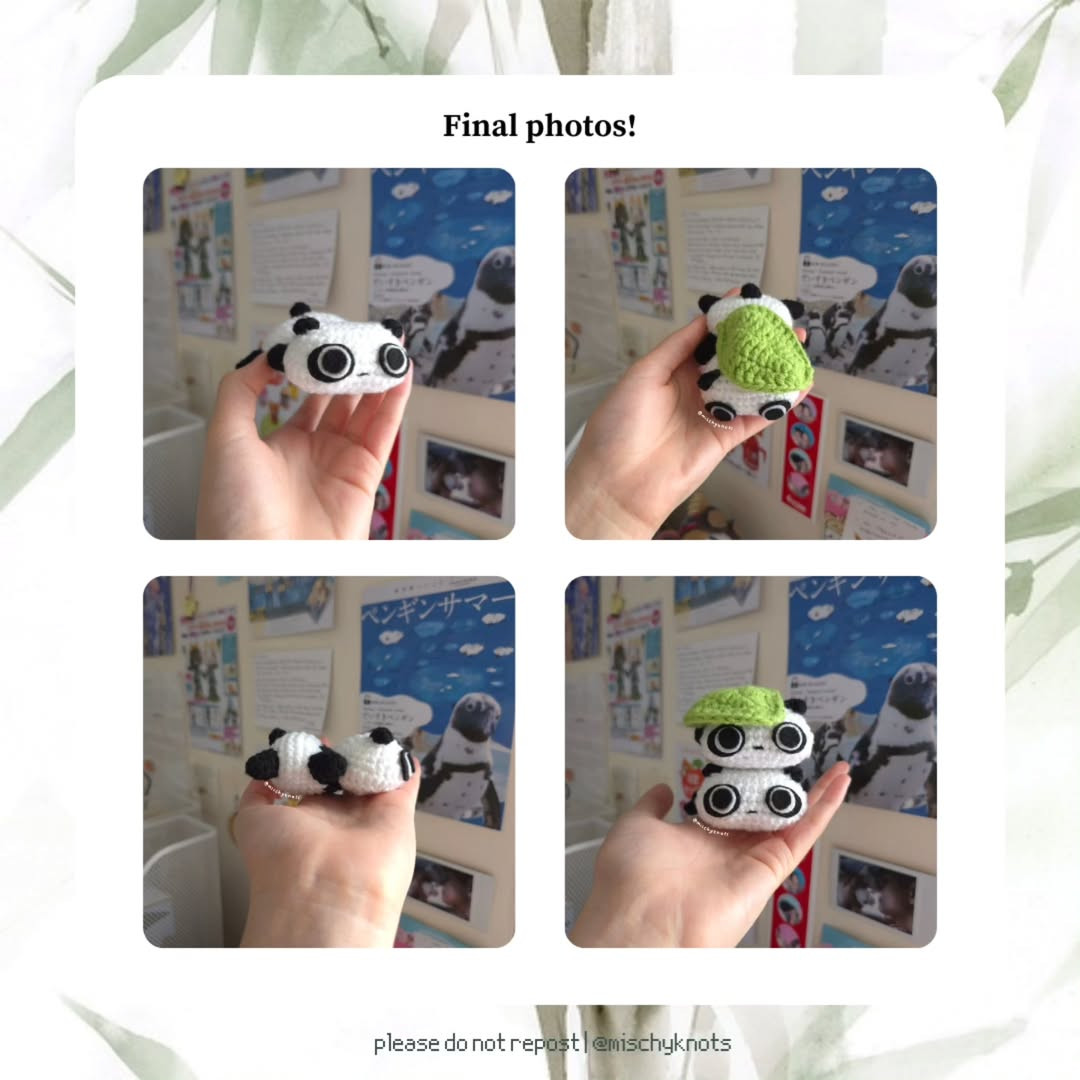 Amigurumi Panda Crochet Chart