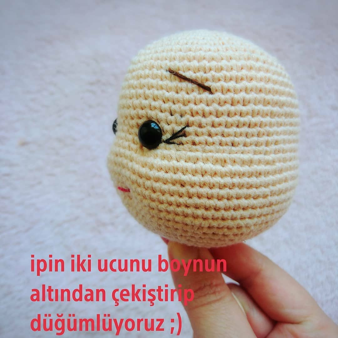 Amigurumi Yüz Şekillendirme Şeması