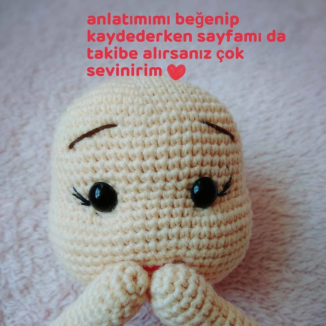 Amigurumi Yüz Şekillendirme Şeması