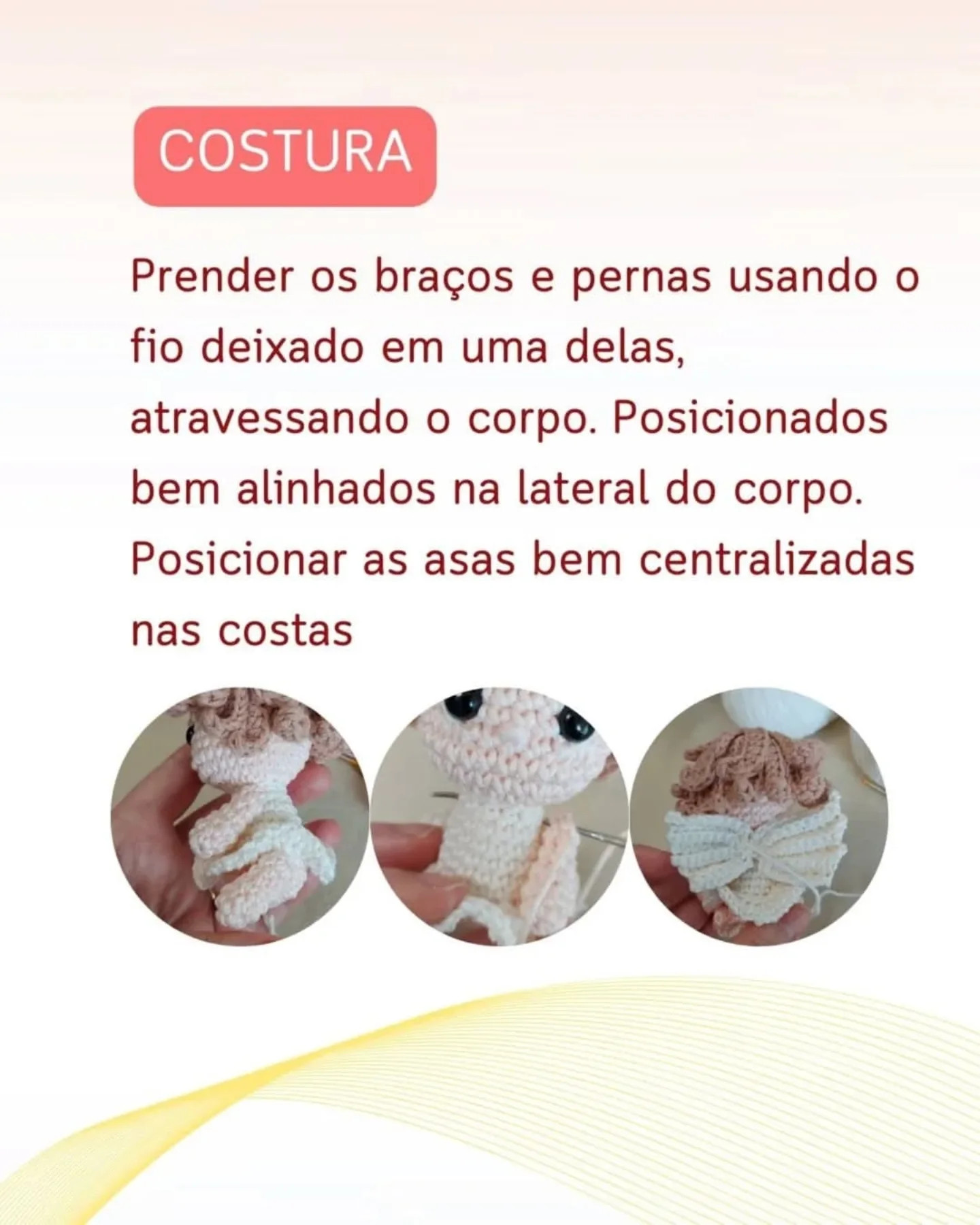 Anjinho Ariel: Gráficos de crochê gratuitos!