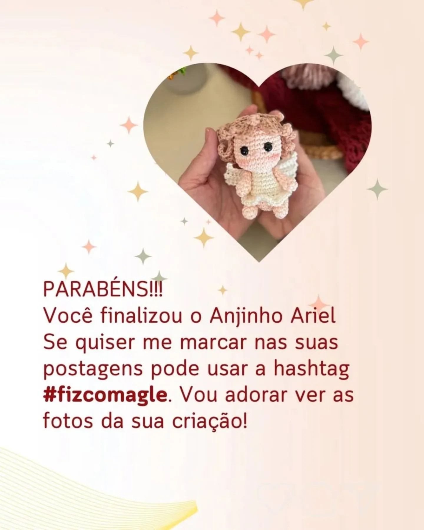 Anjinho Ariel: Gráficos de crochê gratuitos!