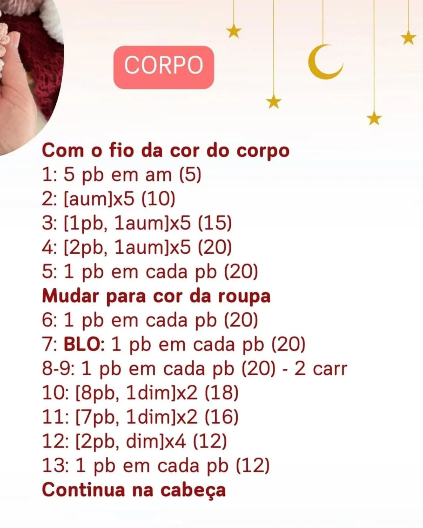 Anjinho Ariel: Gráficos de crochê gratuitos!