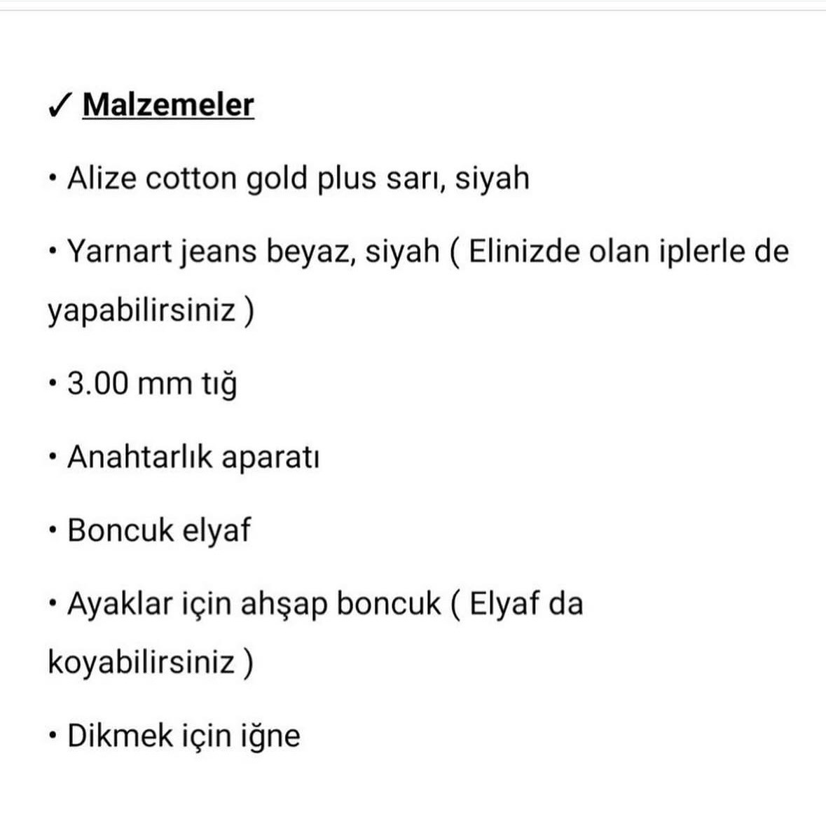 Arı Anahtarlık Amigurumi Tığ İşi Yapımı
