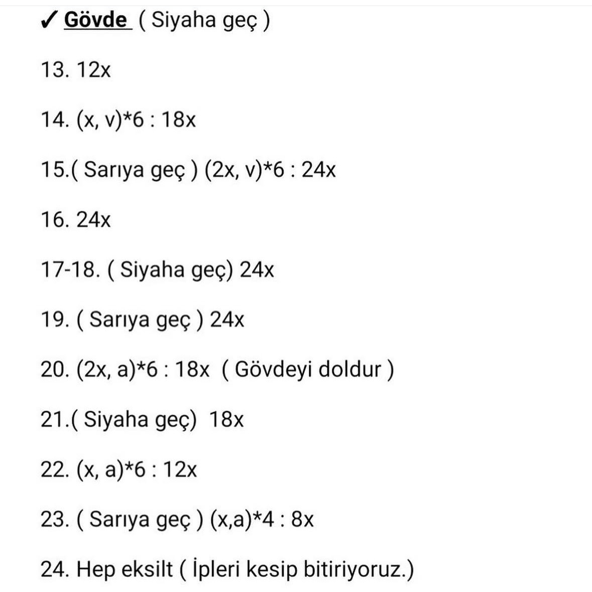 Arı Anahtarlık Amigurumi Tığ İşi Yapımı
