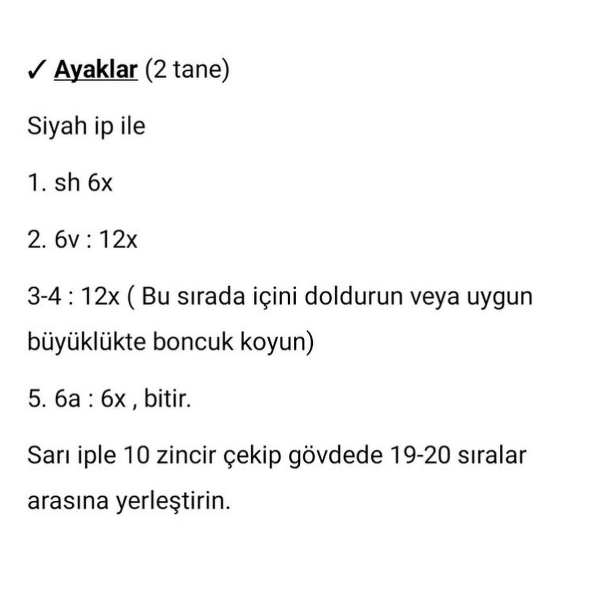 Arı Anahtarlık Amigurumi Tığ İşi Yapımı