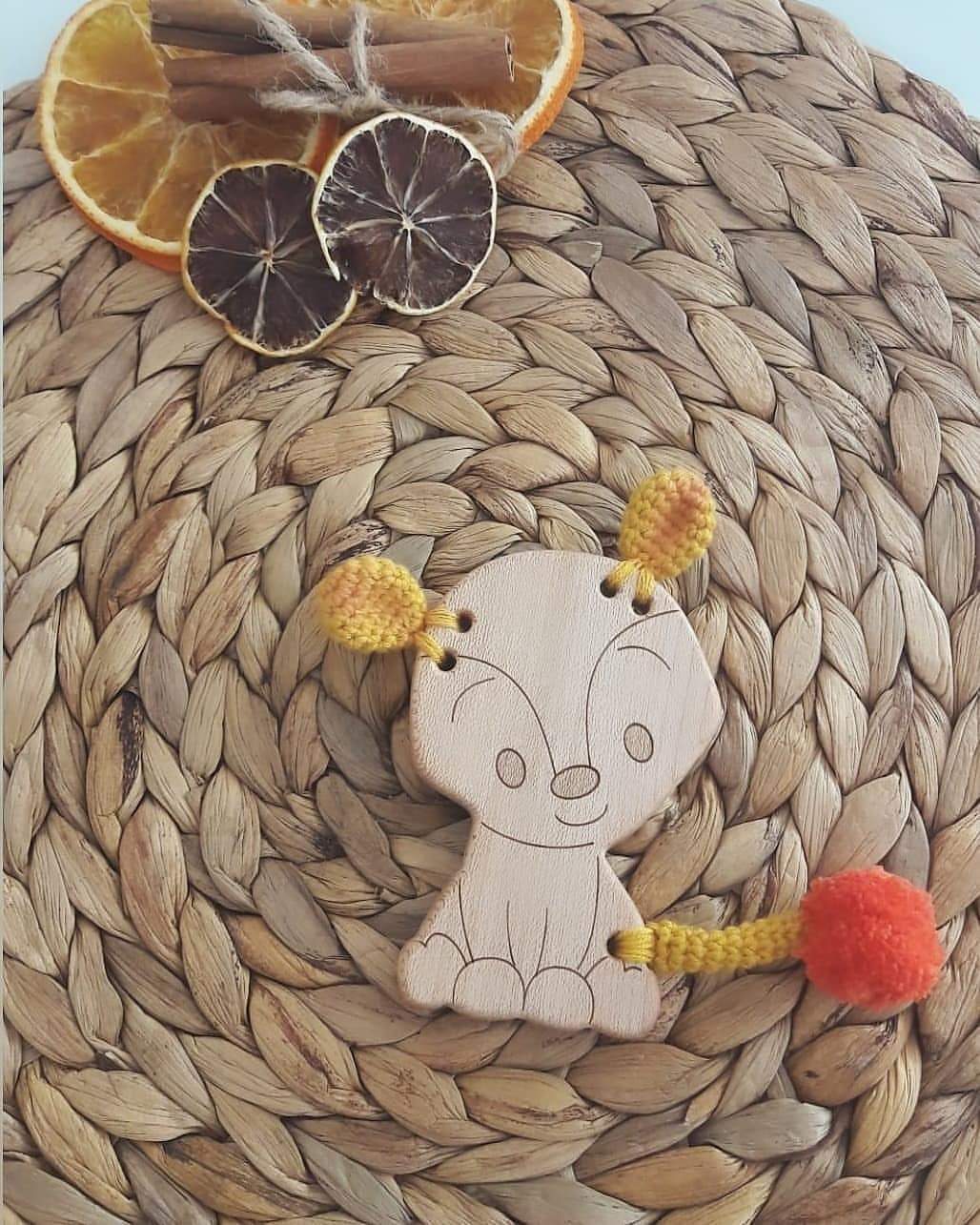Aslan Temalı Bebek Set Örgü Tarifi