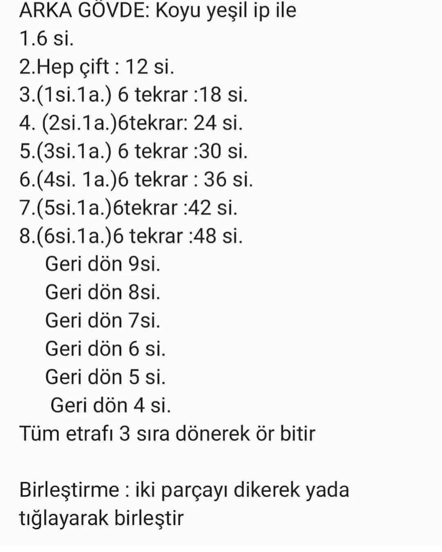 Avokadolu Anahtarlık Amigurumi Tarifi