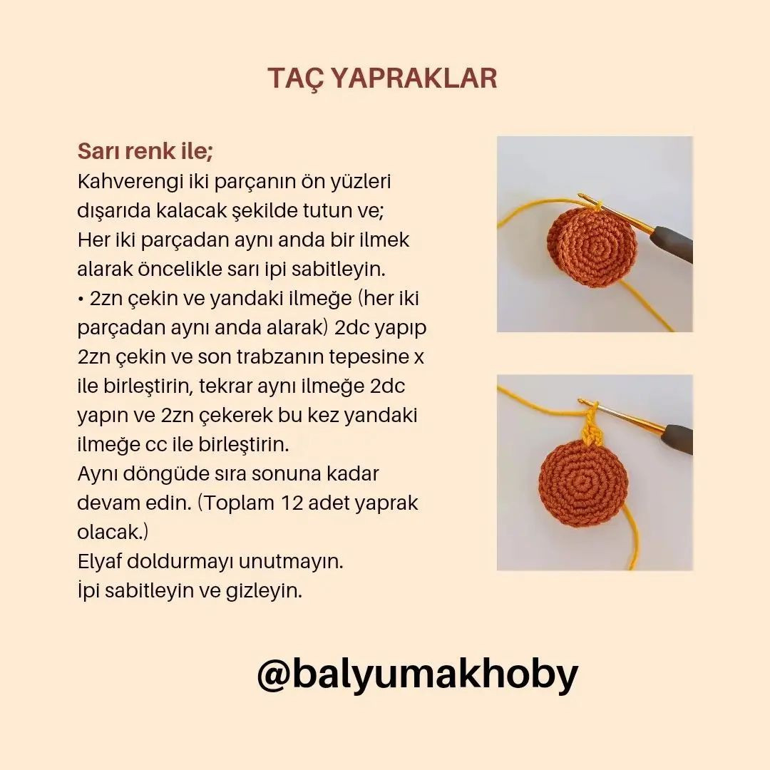 AYÇİÇEĞİ ANAHTARLIK YAPIMI (ÜCRETSİZ ŞEMA)