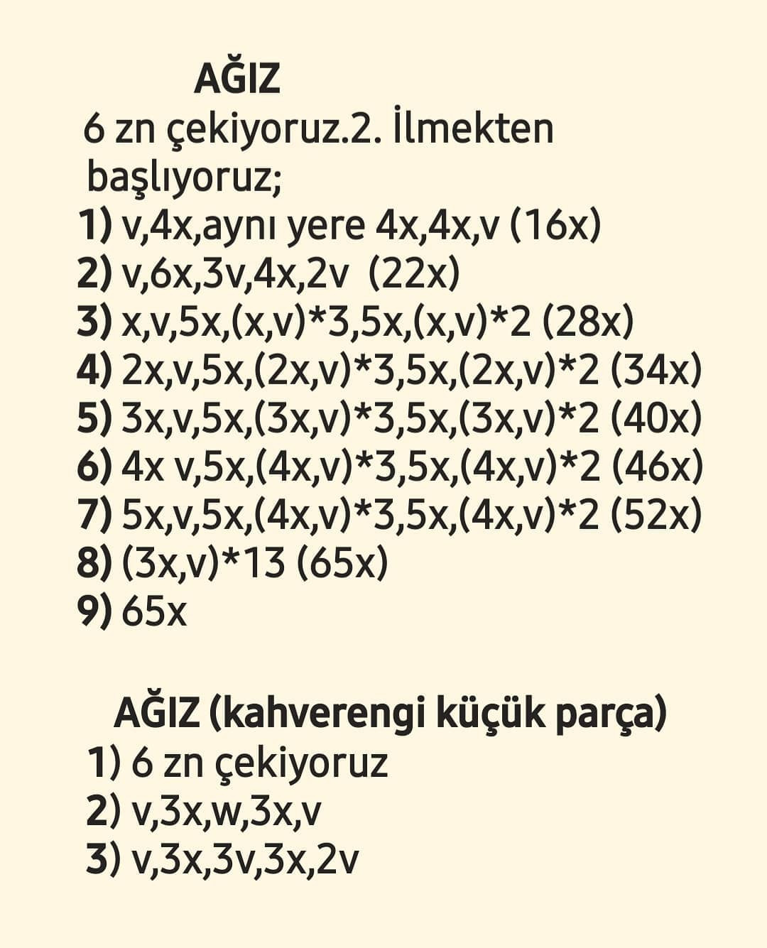 Ayıcık Çanta Tığ İşi Şeması