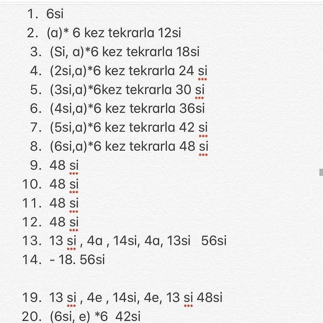 Ayıcıklı Bebek Zili Tığ İşi Şeması