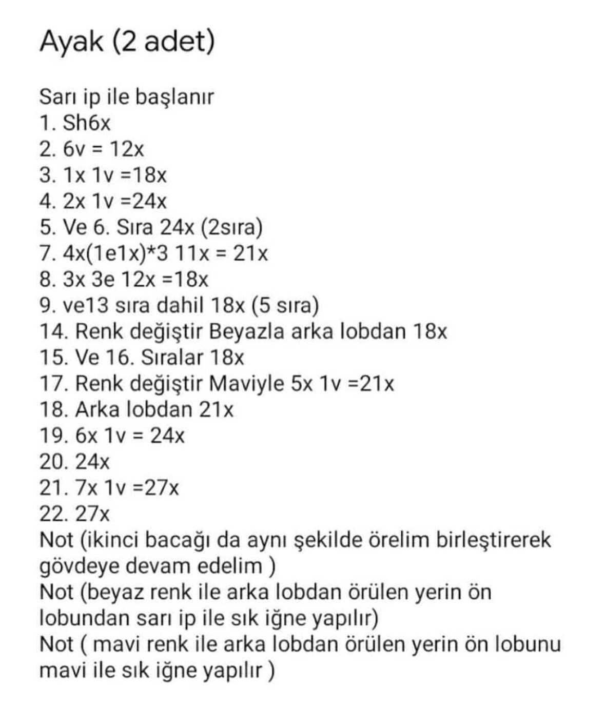 Bahçıvan Tavşan Amigurumi Tarifi
