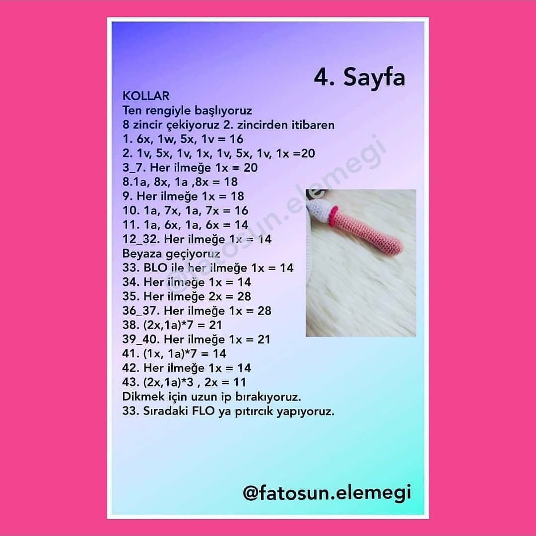 Başak Bebek Amigurumi Yapımı Şeması