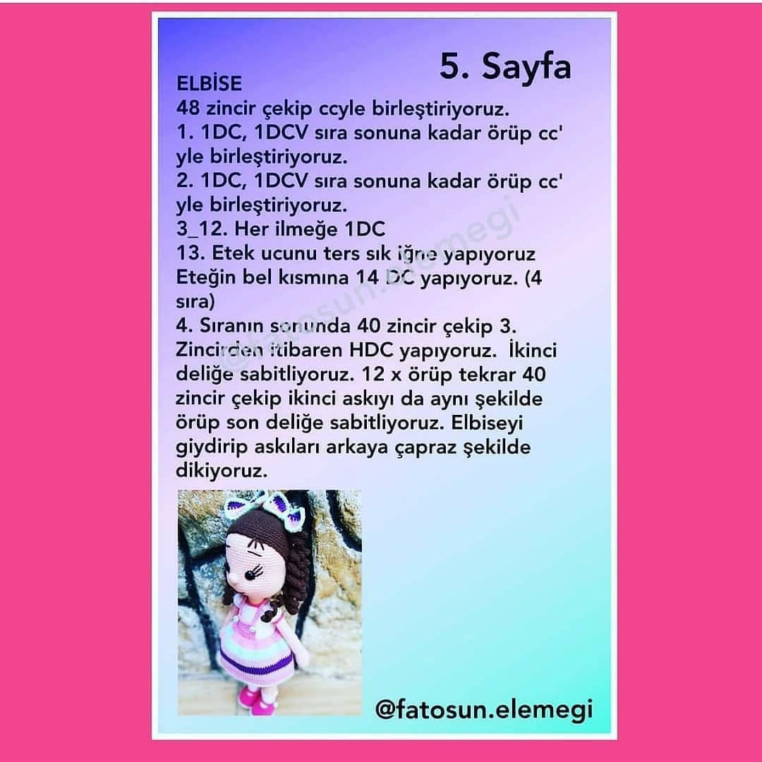 Başak Bebek Amigurumi Yapımı Şeması