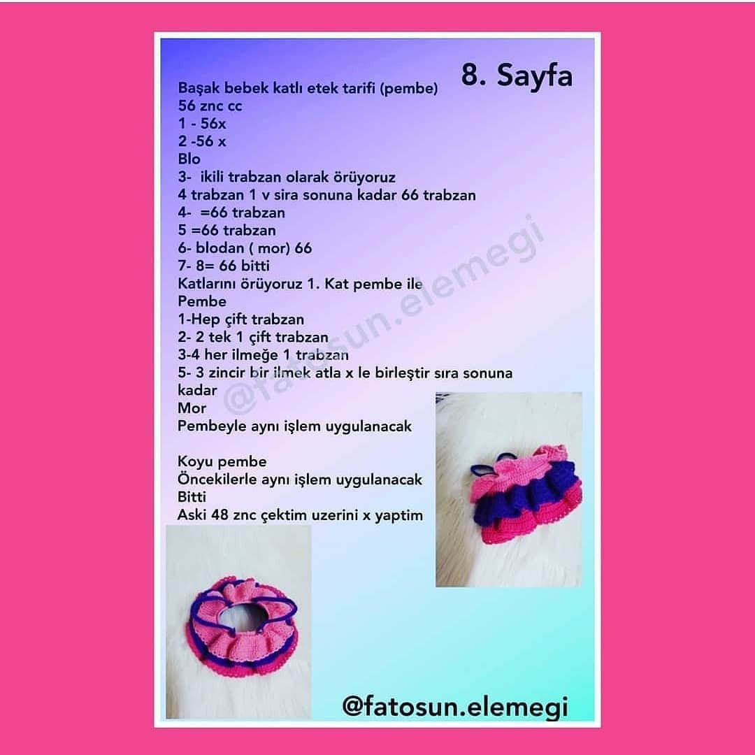 Başak Bebek Amigurumi Yapımı Şeması