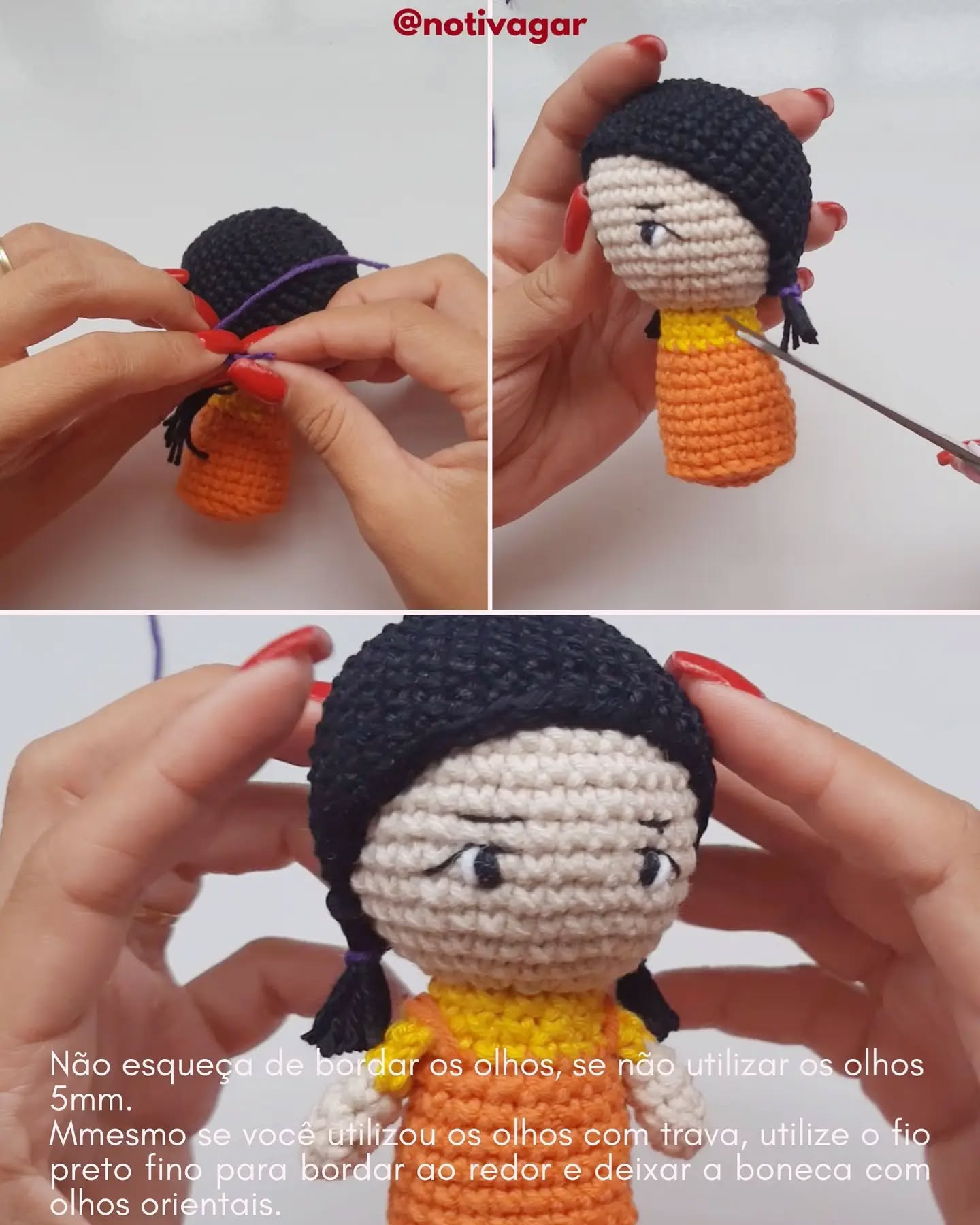 Batatinha frita amigurumi: Gráfico grátis!
