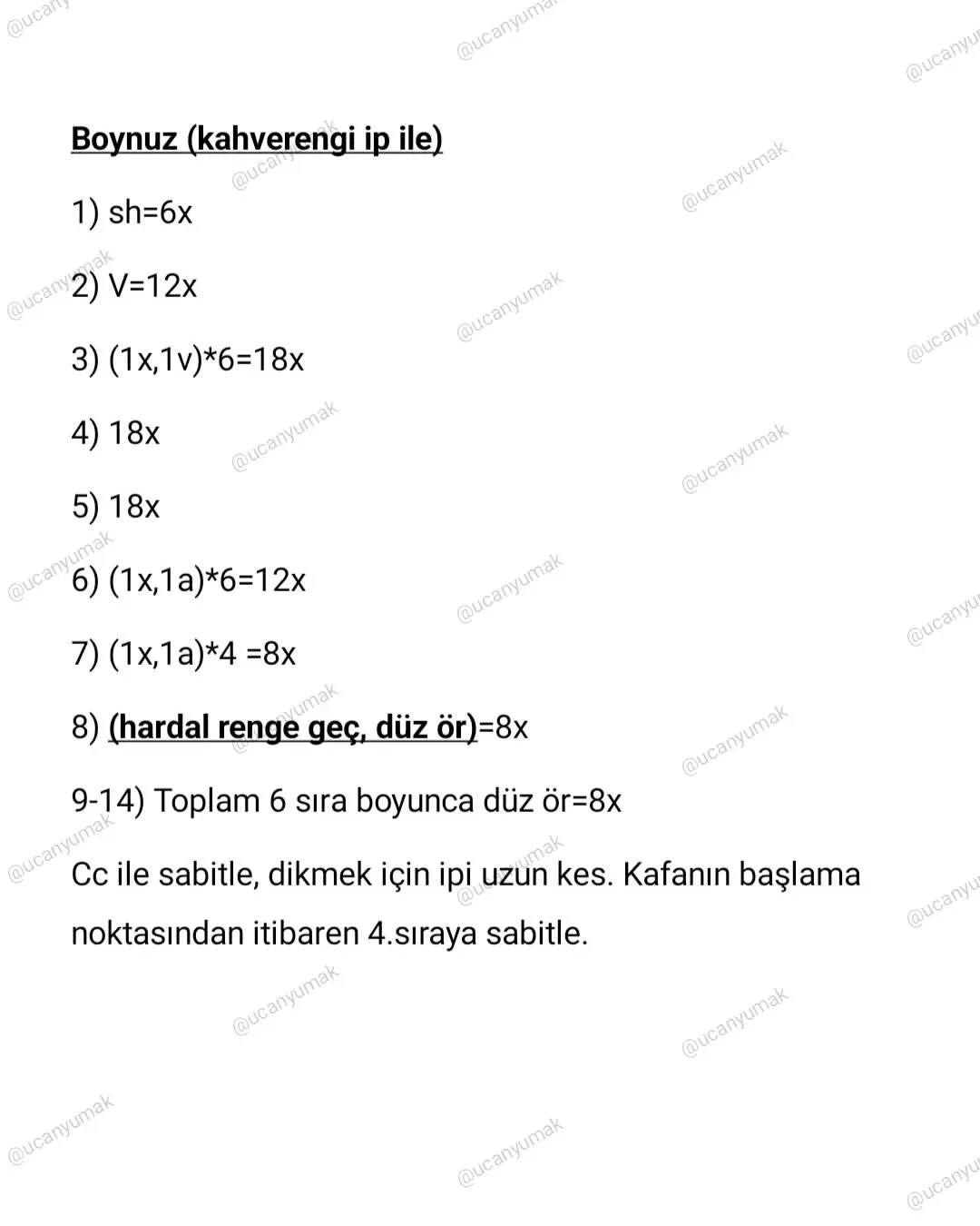 BİDİK ZÜRAFA ÇİNGIRAK TARİFİ