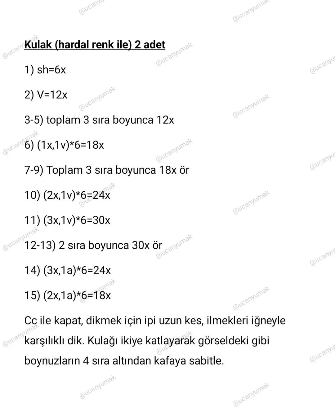 BİDİK ZÜRAFA ÇİNGIRAK TARİFİ