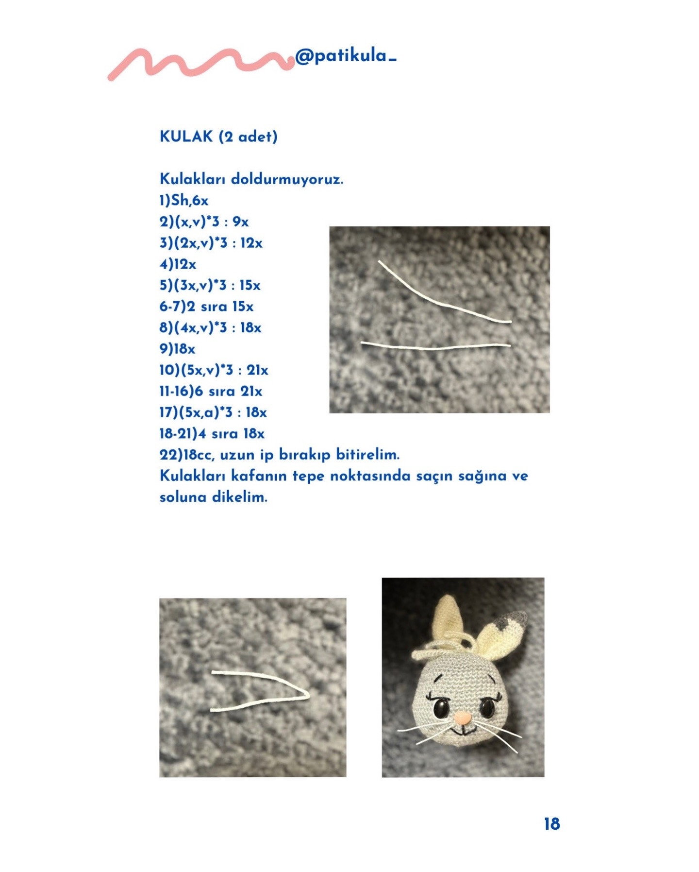 BİZDİK Şirin Tavşan Amigurumi Yapımı