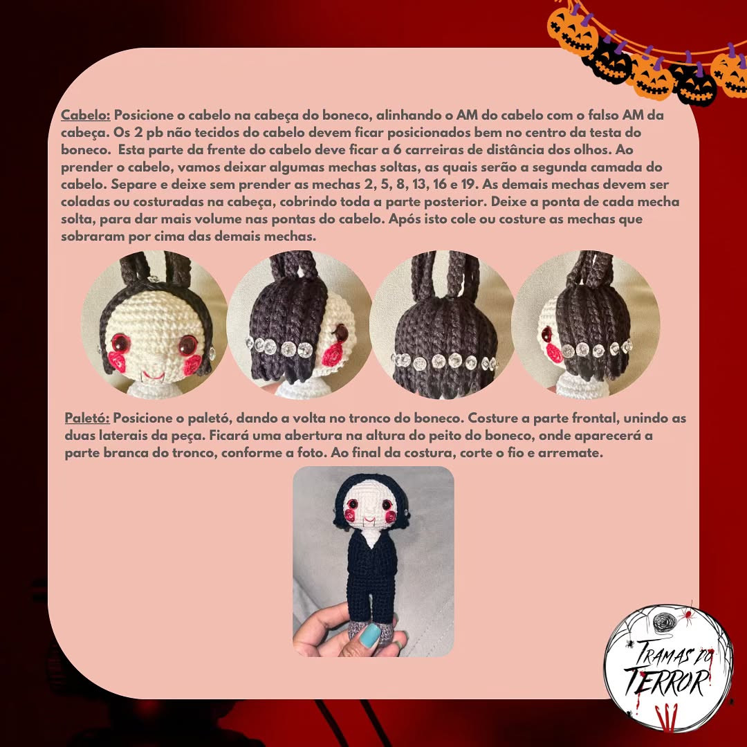 Boneco Billy em crochê: Gráfico gratuito!