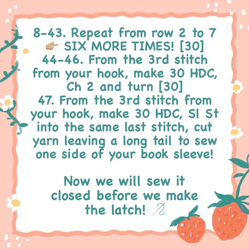 📚BOOK SLEEVE FREE CROCHET PATTERN📚
Free Crochet Pattern: Striped Book Sleeve