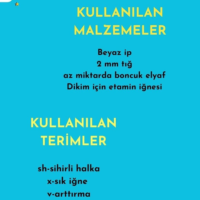 Bulut Amigurumi Yapımı: