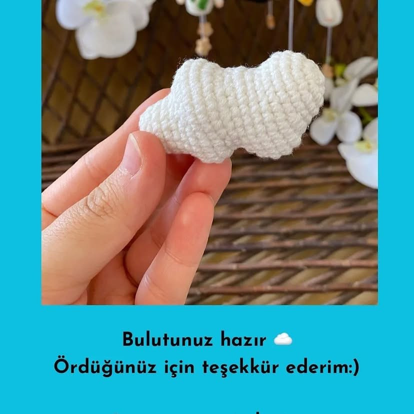 Bulut Amigurumi Yapımı: