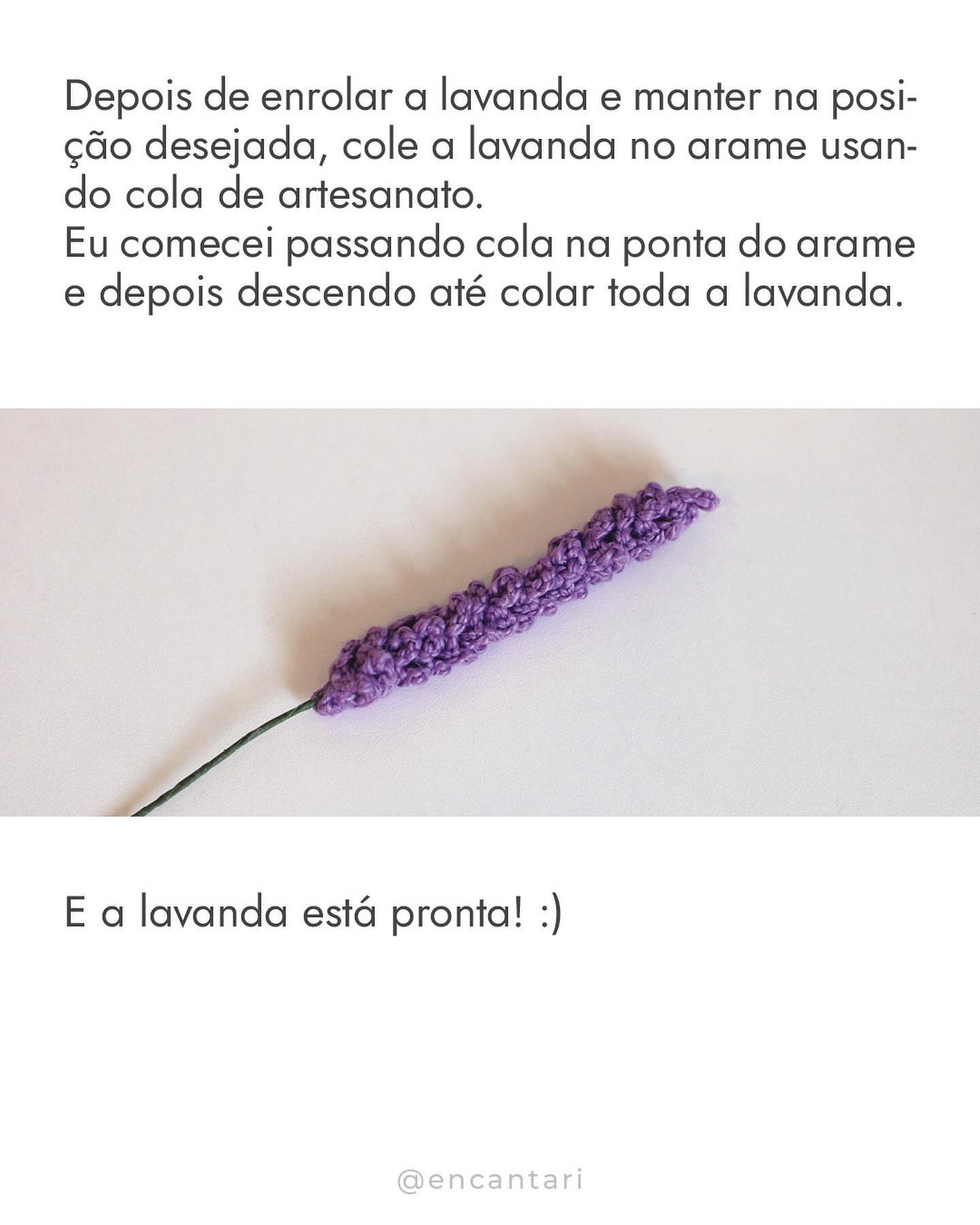Buquê de Lavanda: Gráfico Amigurumi