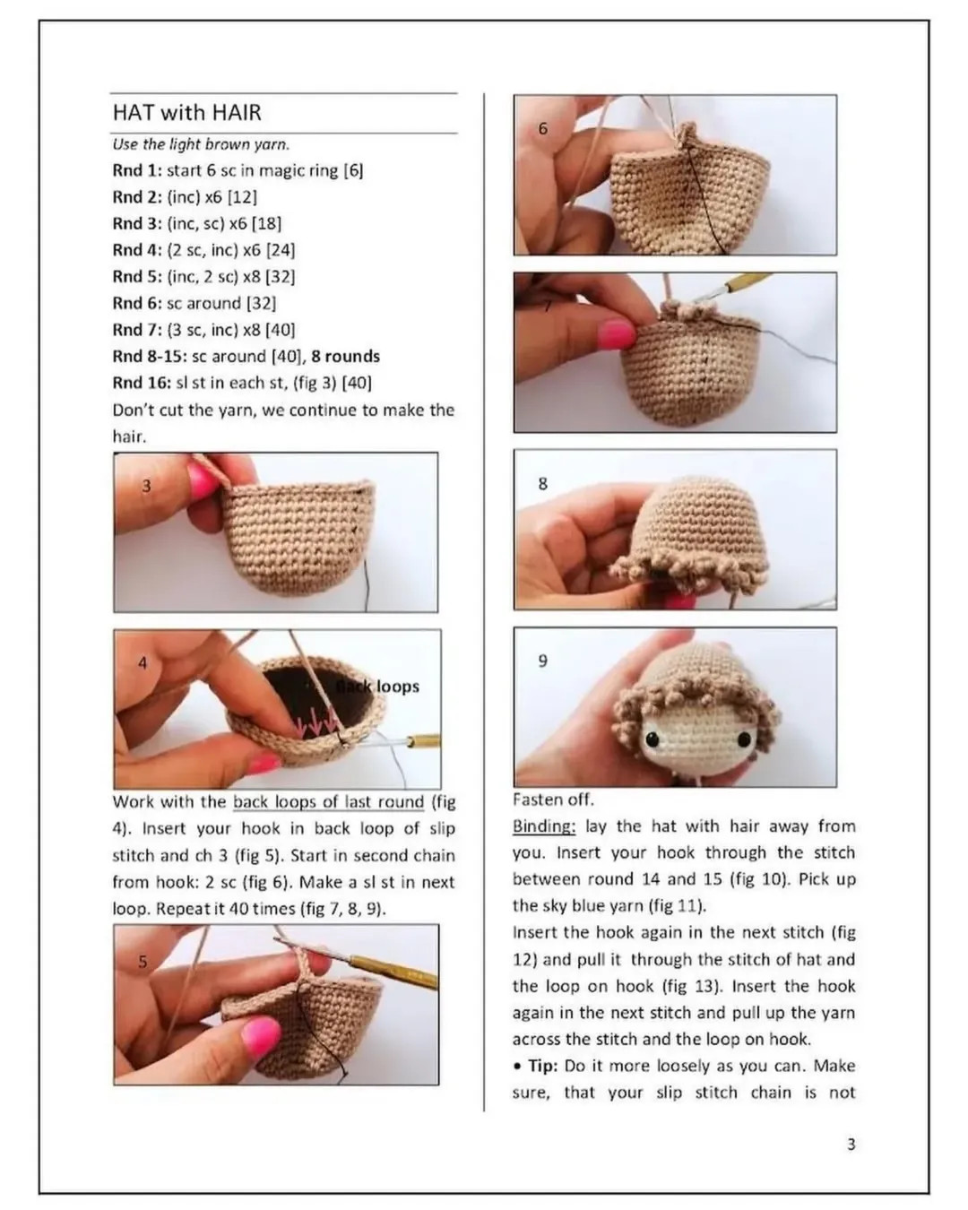 Butterfly Angel Doll Crochet Pattern