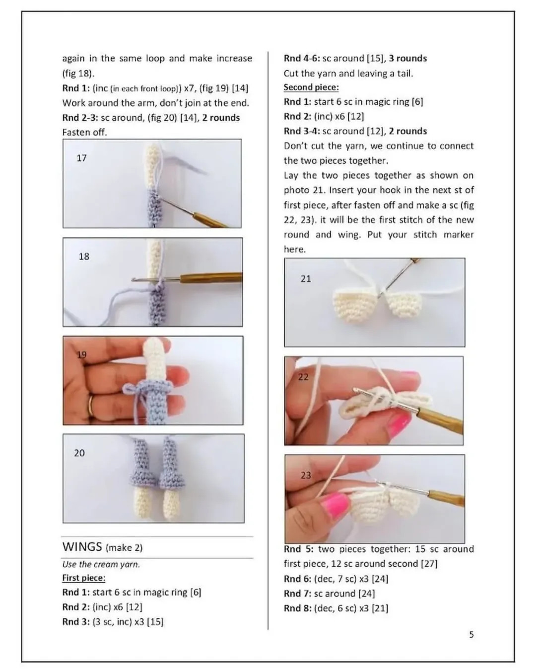 Butterfly Angel Doll Crochet Pattern