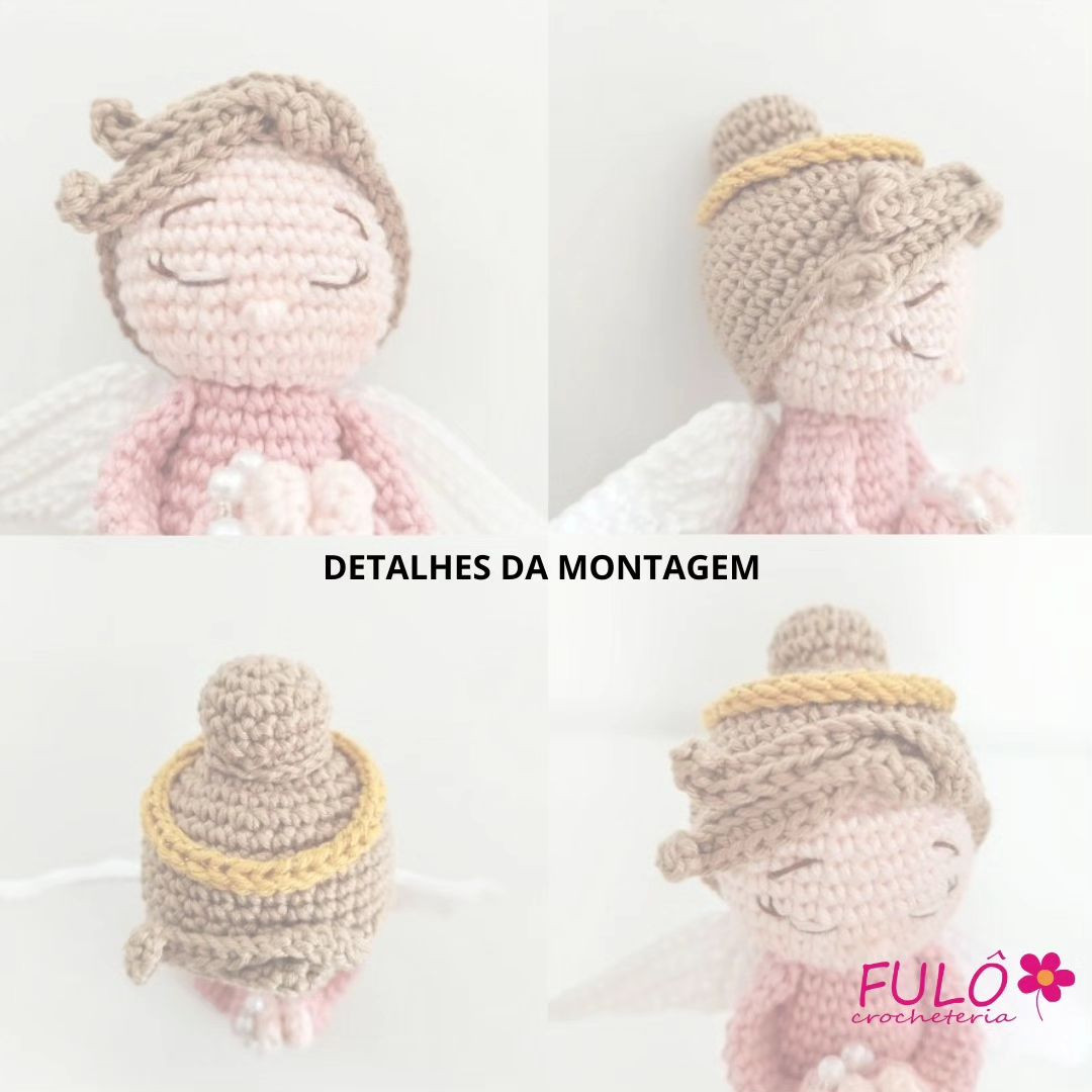 Cabelo e auréola de anjinha: Grátis!