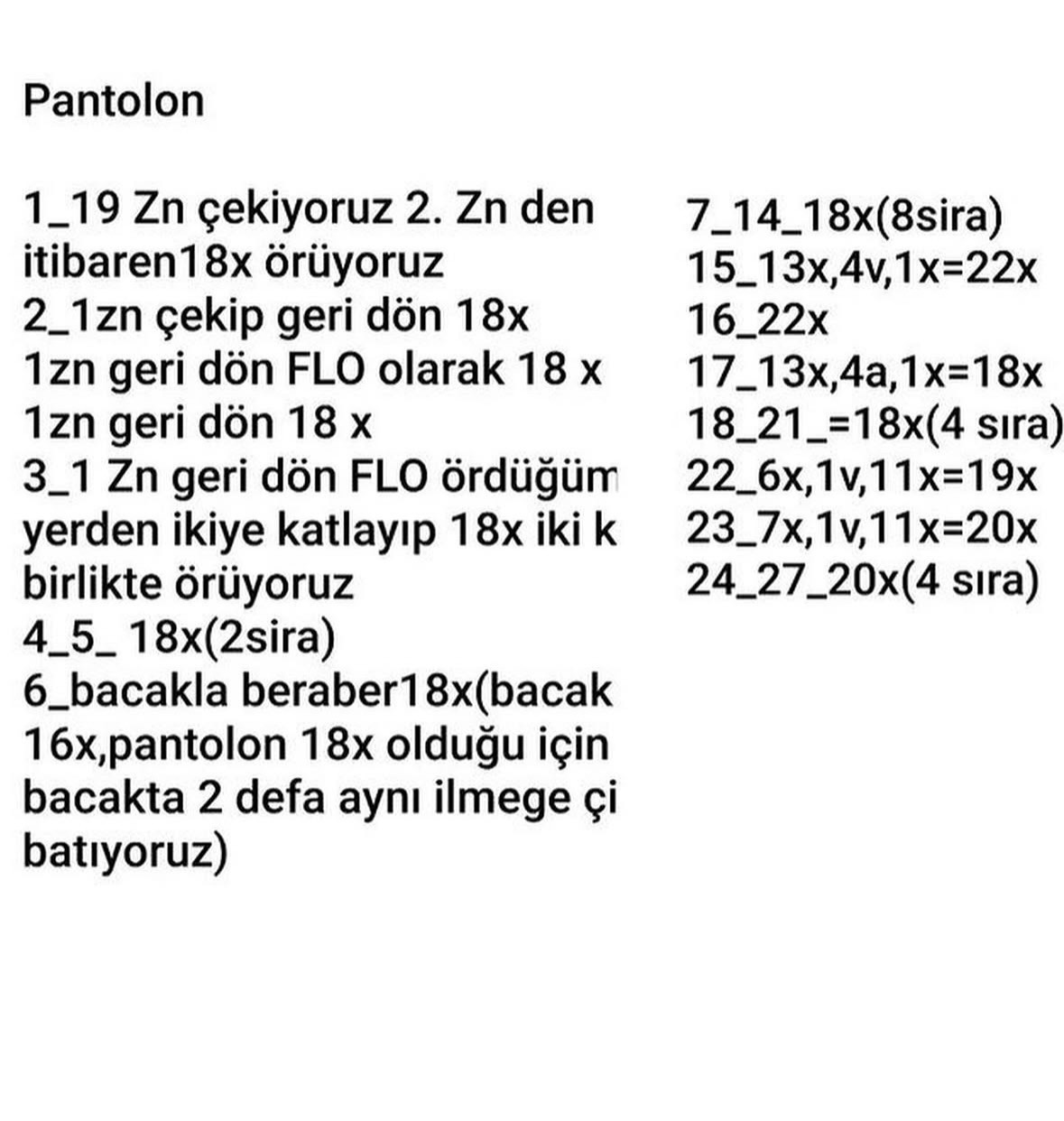 Can Bebek Amigurumi Tığ İşi Şeması