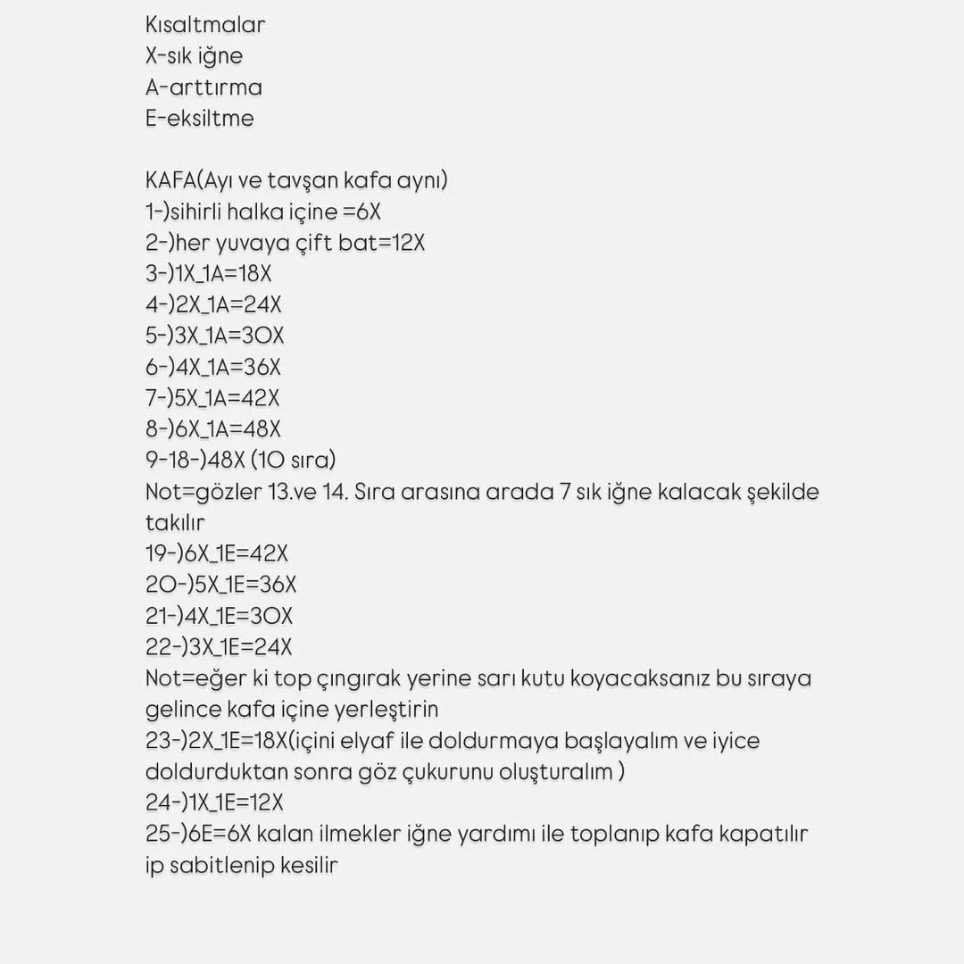 ÇINGIRAK BEBEK ÖRGÜ ŞEMASI