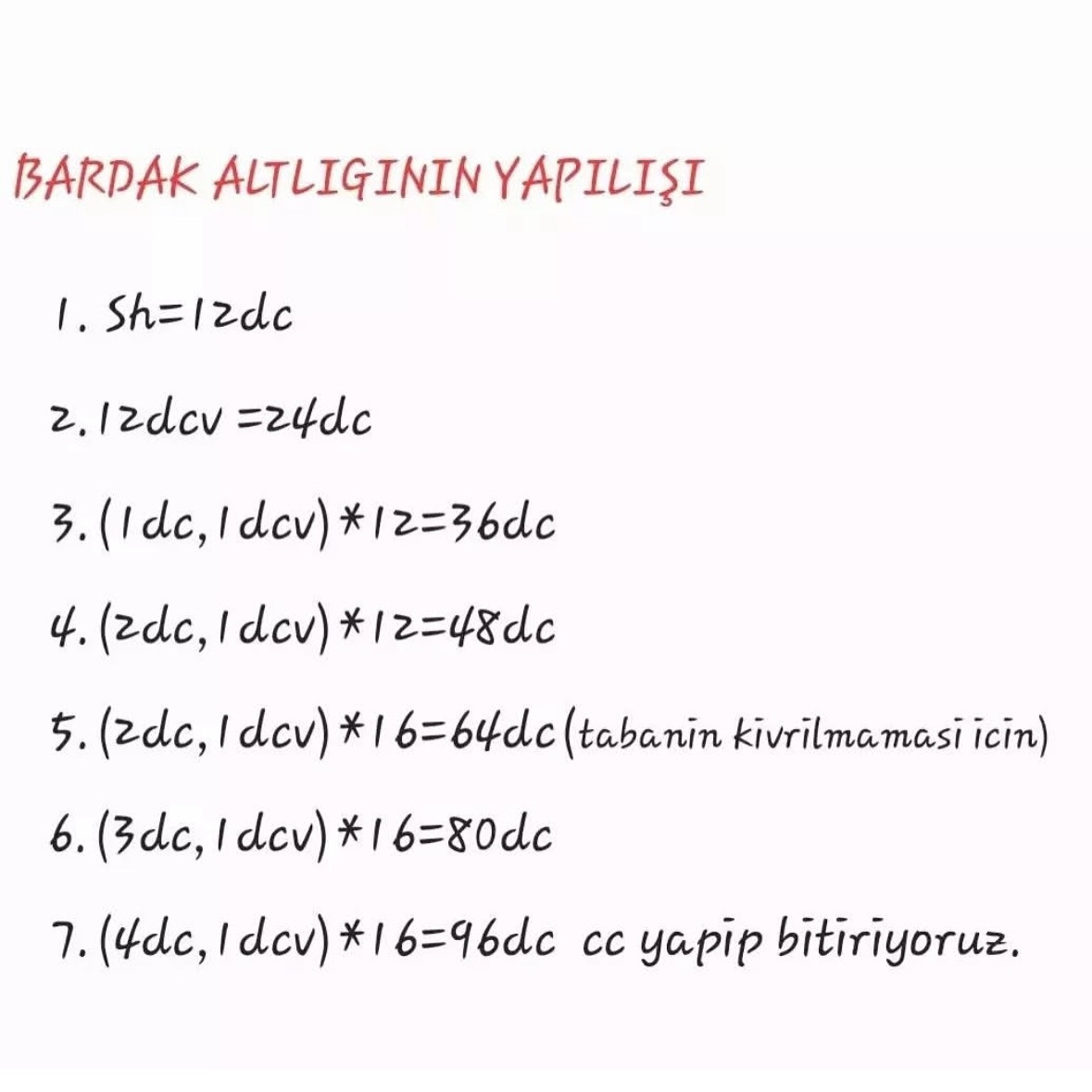 CİVİCİV ŞEKLİNDE BARDAK ALTLIĞI ÖRNEĞİ