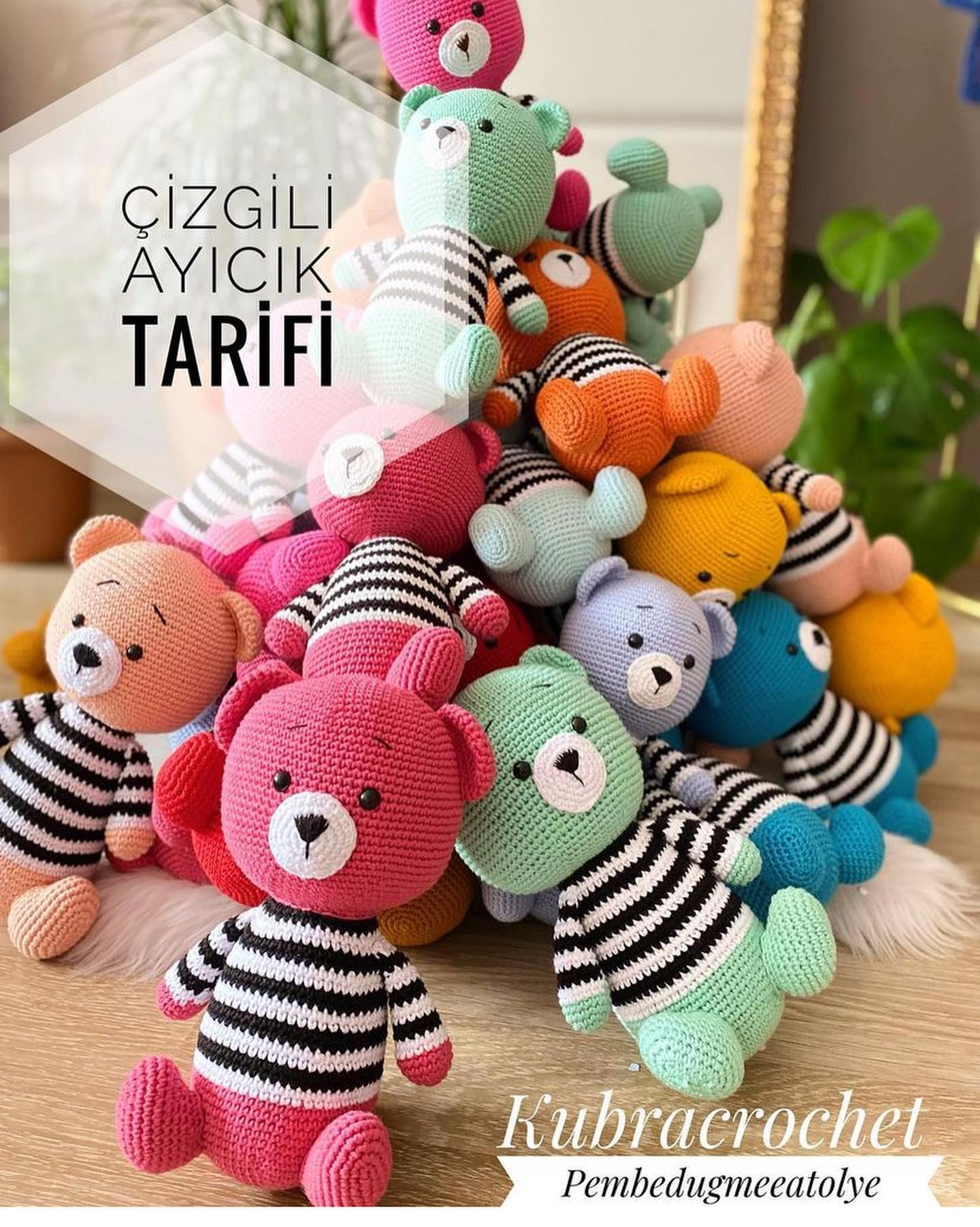 Çizgili Ayıcık Amigurumi Tarifi