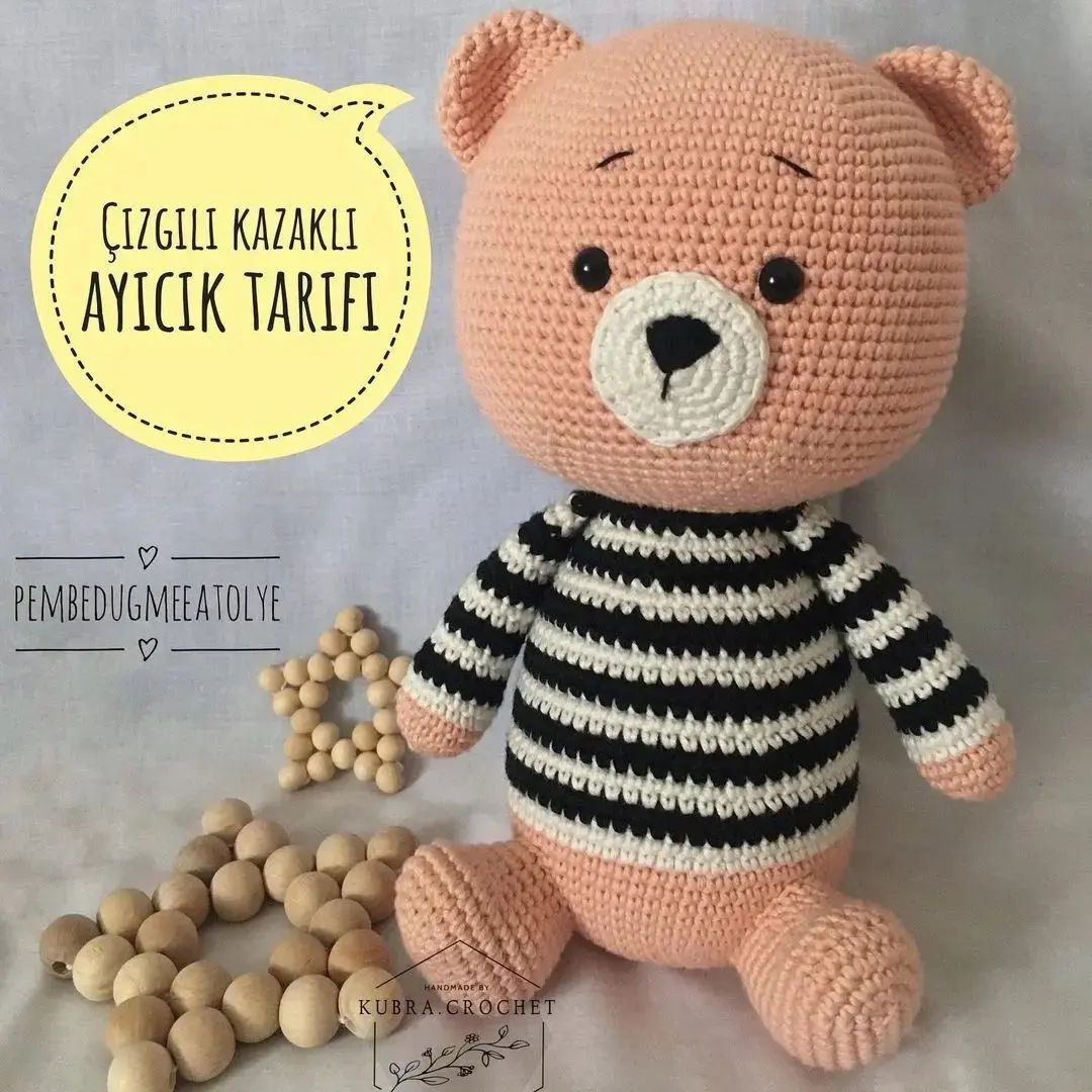 Çizgili Ayıcık Amigurumi Tarifi