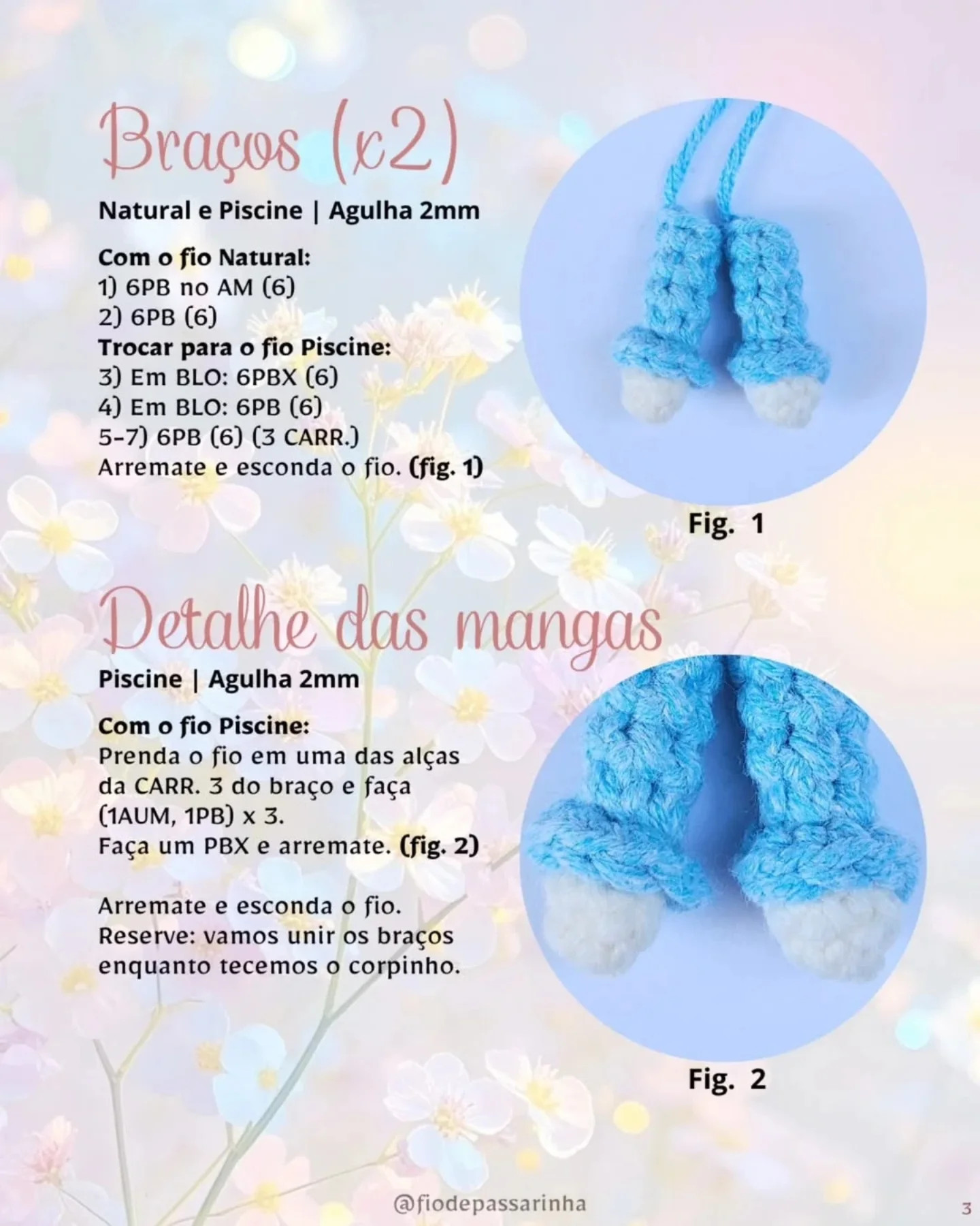 Coelhinha Amélie: Gráfico de crochê gratuito