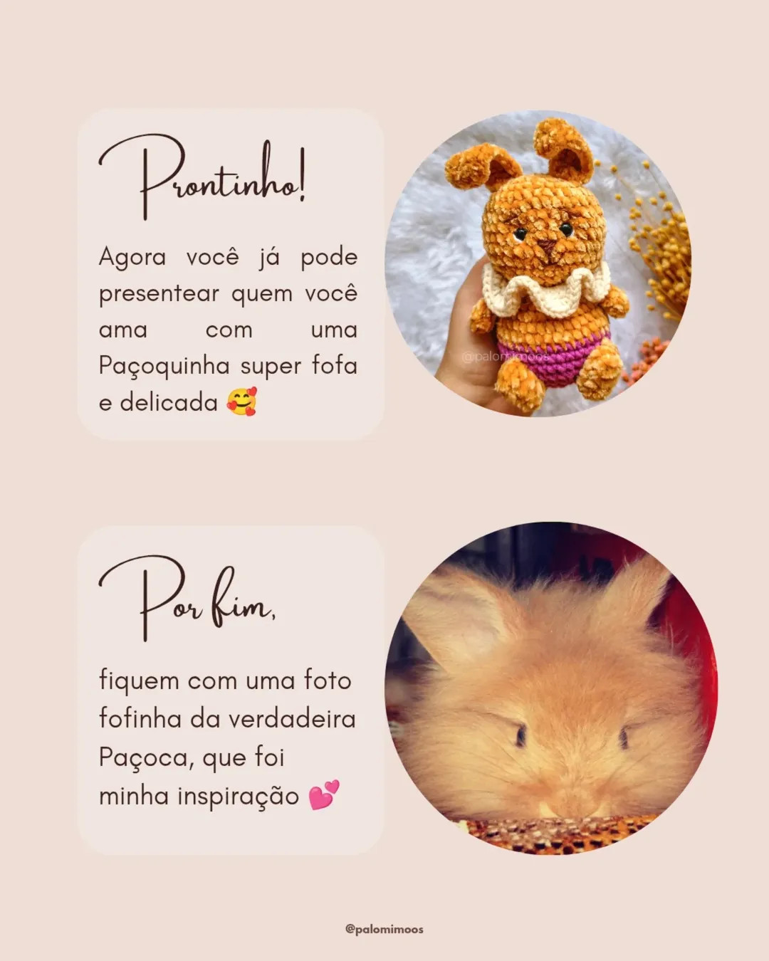 Coelhinha de Páscoa em crochê: Gráfico gratuito!