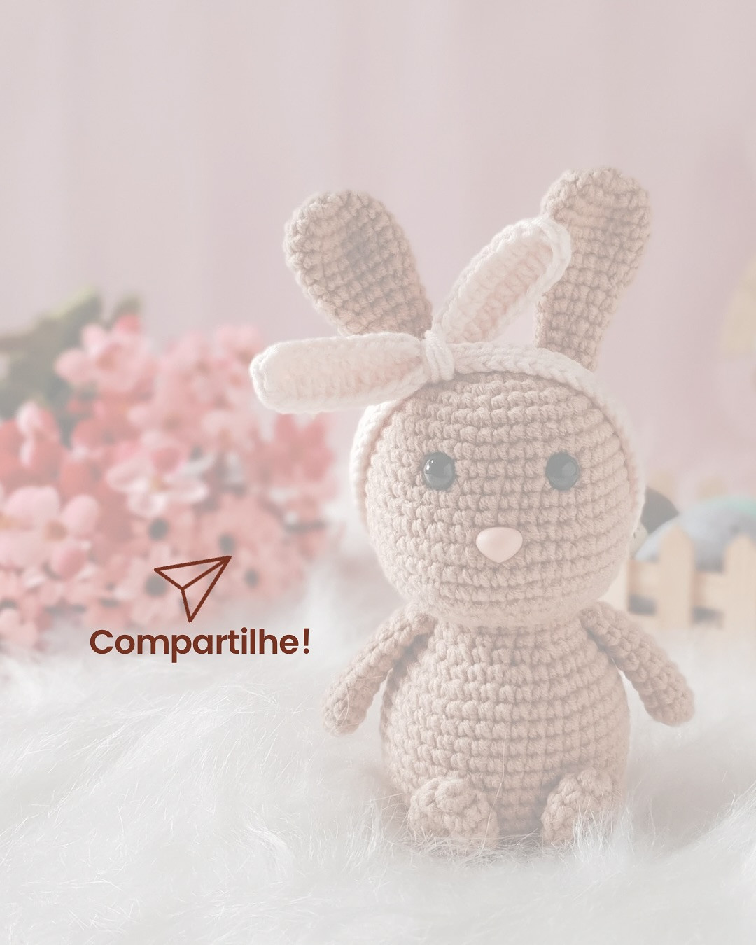 COELHINHA OFÉLIA: Gráfico de crochê gratuito para coelhinha amigurumi